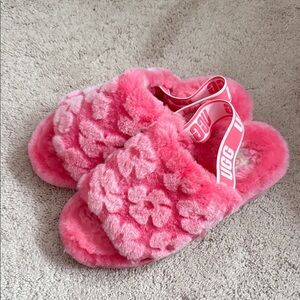 UGG Fluff Yeah Poppy Slides